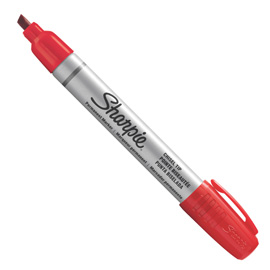 Marcatore permanente small metal rosso p.scalpello sharpie
