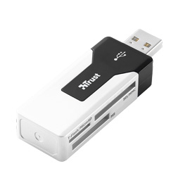 Mini lettore di schede di memoria usb 2.0 trust