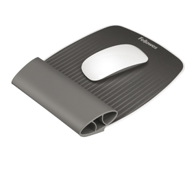 Mousepad con poggiapolsi grigio i-spire fellowes