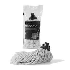 Mop in cotone 240gr bianco moccioso perfetto