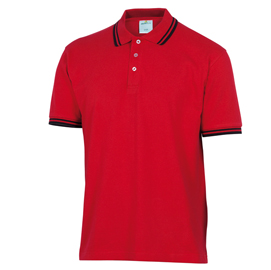 Maglia polo maniche corte rosso tg. Xl agra