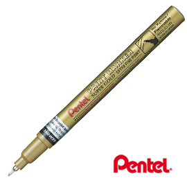 Marcatore paint mfp10 punta extra fine vernice oro pentel