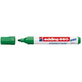 Marcatore verde per lavagne bianche edding 660 tratto 1,5 - 3,00mm