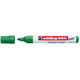 Marcatore verde per lavagne bianche edding 660 tratto 1,5 - 3,00mm