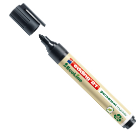 Marcatore permanente 21 ecoline p.conica nero edding