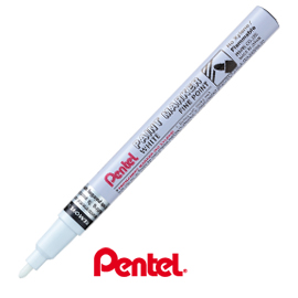Marcatore paint msp10 punta fine vernice bianco pentel