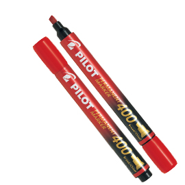 Marcatore permanente 400 rosso p.scalpello 4.5mm pilot