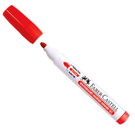 Marcatore whiteboard winner 152 rosso faber castell