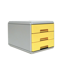 Mini cassettiera keep colour pastel giallo arda