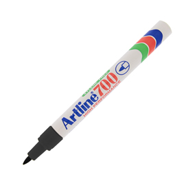 Marcatore artline a 700 permanente punta tonda 0,7mm nero