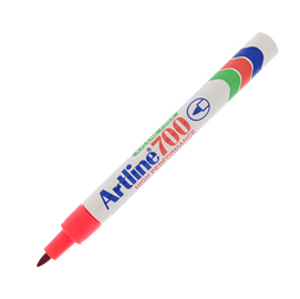 Marcatore artline a 700 permanente punta tonda 0,7mm rosso