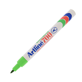 Marcatore artline a 700 permanente punta tonda 0,7mm verde
