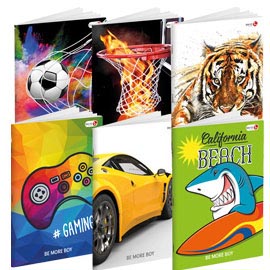 Maxiquaderno a4 36fg+2 100gr 1rigo c/margine boy be more special 2018 bm