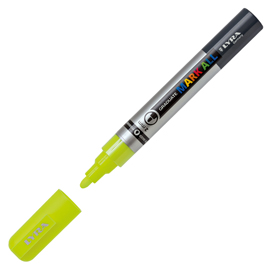 Marcatore graduate mark all punta tonda giallo fluo lyra