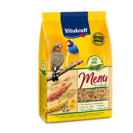 Menù alimento completo per uccellini esotici - 500 gr - vitakraft