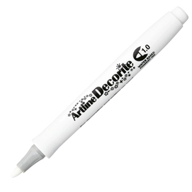 Marcatore decorite - punta tonda - 1.0 mm - bianco - artline