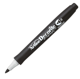 Marcatore decorite - punta tonda - 1.0 mm - nero - artline