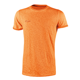Magliette a maniche corte - taglia xl - fluo arancione - u-power - conf.3 pezzi