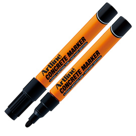 Marcatore permanente - per cemento e mattoni - punta tonda 1,5 mm - nero - artline