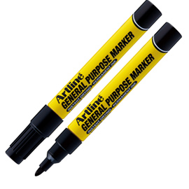 Marcatore permanente - multiuso - punta tonda 1,5 mm - nero - artline