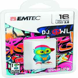 Memoria emtec usb2.0 m341 16gb dj owl