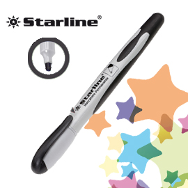 Marcatore permanente nero p.tonda 2mm starline