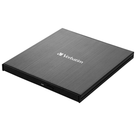 Masterizzatore cd/dvd slimline esterno con connessione usb-c-verbatim