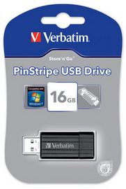 Memorie usb store 'n' go pinstripe nero da 16 gb