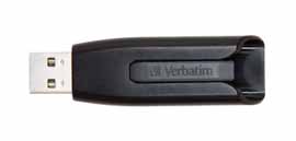 Memoria usb 3.0 superspeed - store 'n' go v3 usb drive 256gb (nero)