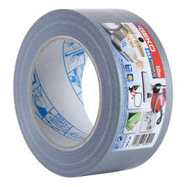 Nastro telato americano usa premium 50mmx50mt argento geko