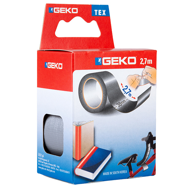 Nastro adesivo telato tex - 38 mm x 2,7 m - grigio - geko