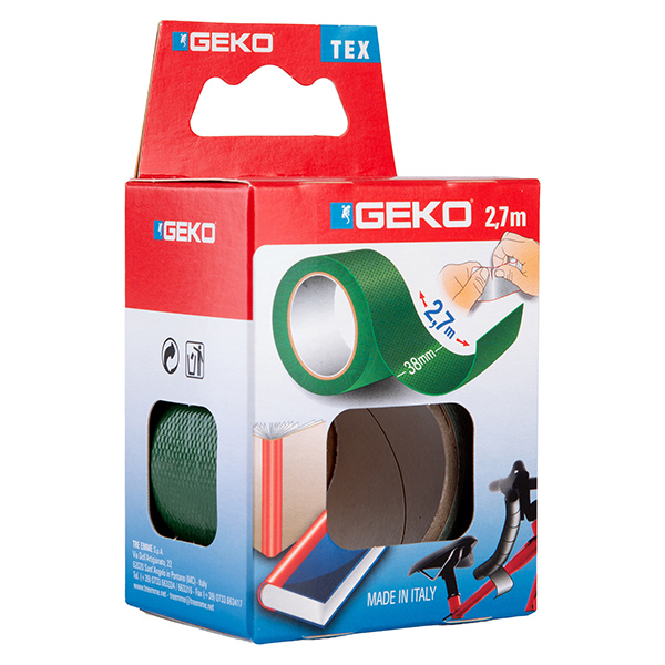 Nastro adesivo telato tex - 38 mm x 2,7 m - verde - geko