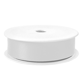 Nastro doppio raso - 25mmx50mt - bianco 029 - brizzolari