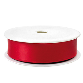 Nastro doppio raso - 25mmx50mt - rosso 250 - brizzolari