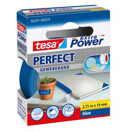 Nastro adesivo telato 19mmx2,7mt blu 56341 xp perfect