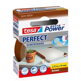 Nastro adesivo telato 19mmx2,7mt marrone 56341 xp perfect