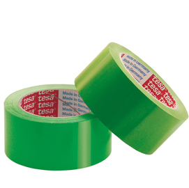 Nastro adesivo pvc 66mtx50mm verde 4204 tesa
