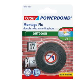 Nastro biadesivo 19mmx1,5mt powerbond esterni tesa