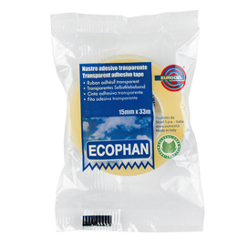 Nastro adesivo ecophan 15mmx33mt in caramella eurocel