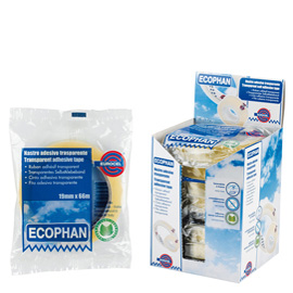 Nastro adesivo ecophan 15mmx66mt in caramella eurocel