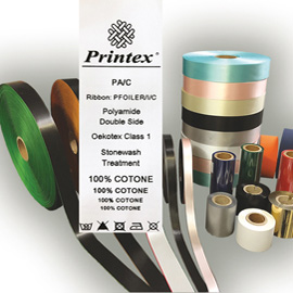 Nastro in tessuto trasf. Termico f.to h30mm x 50mt - printex