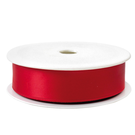 Nastro doppio raso 25mmx25mt colore rosso 35 brizzolari
