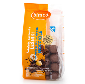 Nocciole al cioccolato 200gr - bimed