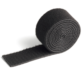 Nastro fermacavi a strappo - nero - cavoline clip mix durable