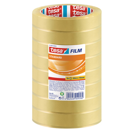 Nastro adesivo tesafilm - 66 m x 19 mm - tesa - torre 8 pezzi