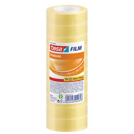 Nastro adesivo tesafilm - 33 m x 15 mm - tesa - torre 10 pezzi