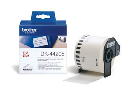 Nastro adesivo in carta 62mm x 30,48mt nero/bianco