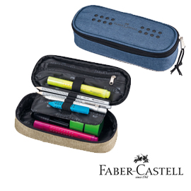 Ovalino grip melange blu avio faber castell