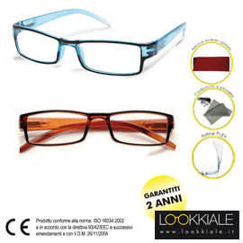 Occhiale diottrie +3,50 mod. Elite marrone lokkiale