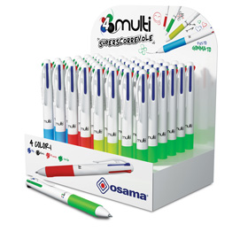 Ow 10157 espositore 48 penne multisfera in colori assortiti osama